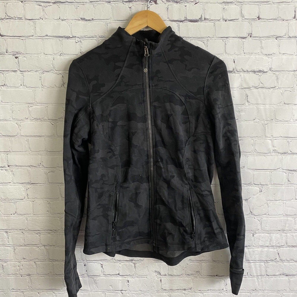LULULEMON Define Jacket Incognito Camo Multi Grey 10